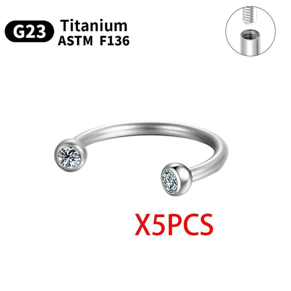 Titanium Piercings Labret Stud Lip Nose Eyebrow piercing kit