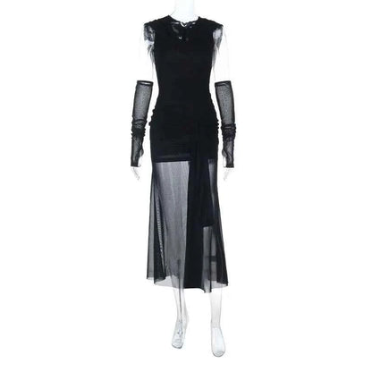 AltGoth Harajuku Dark Goth Dress - Pedlar's Attic