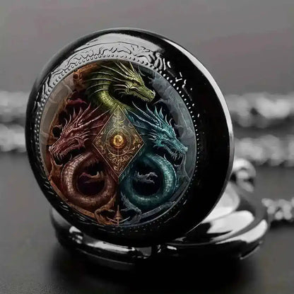 Retro Tree of Life Quartz Pocket Watch - Pedlar's Attic