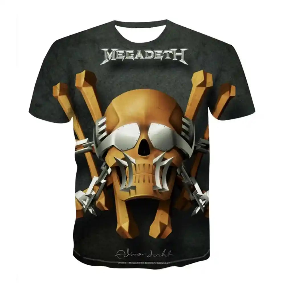 Luna's Pick: Megadeth 3D Graphic Tee