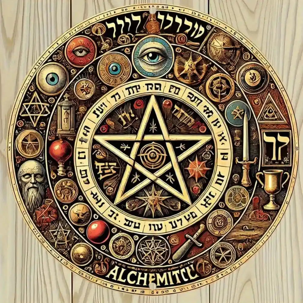 Mystical Golden Star Wall Hanging - Pedlar's Attic