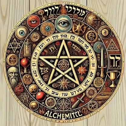 Mystical Golden Star Wall Hanging - Pedlar's Attic