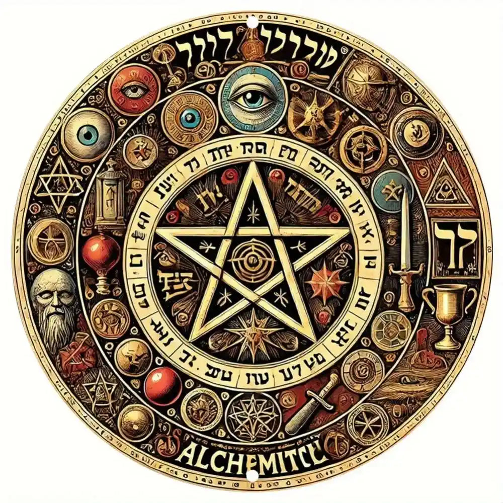 Mystical Golden Star Wall Hanging - Pedlar's Attic