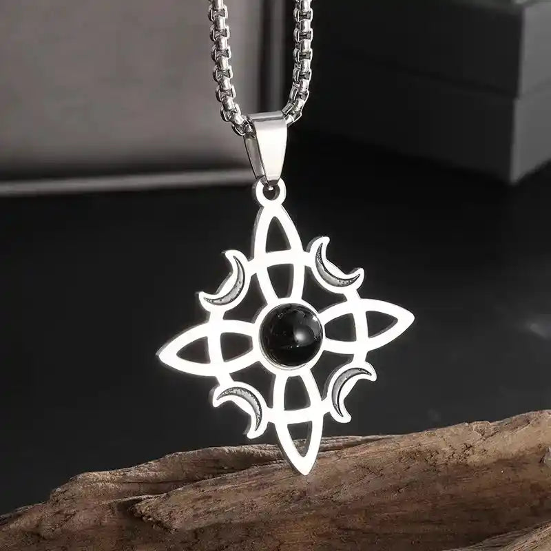 The Moon Knot Collection — Celtic Irish Witch Amulet Necklaces