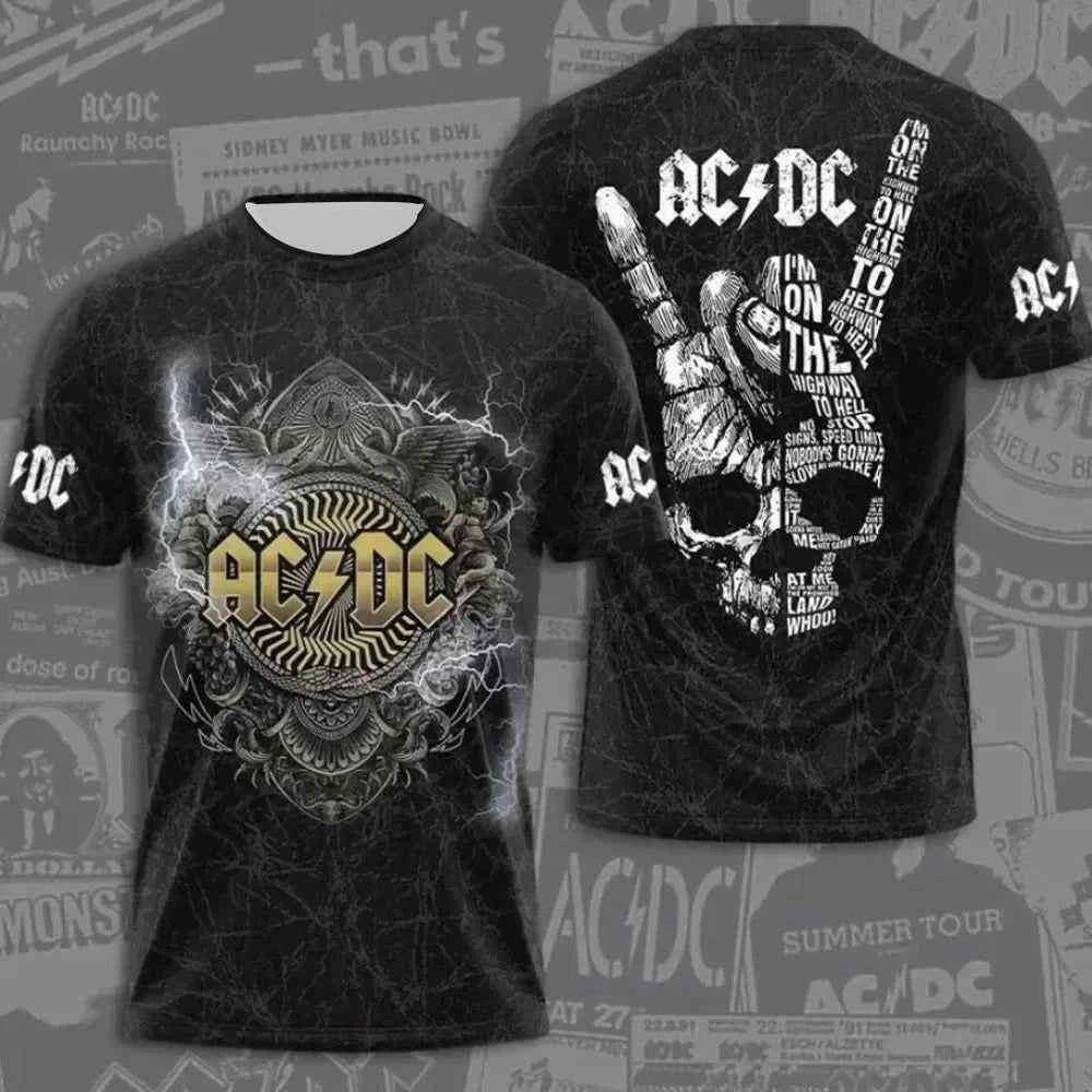 AC DC Men's Rock Band T-shirt HUGE VARIETY