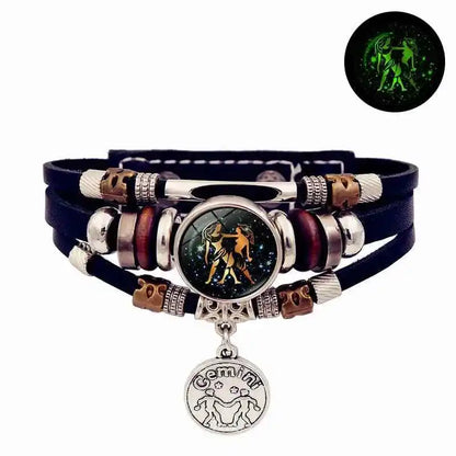 Luminous 12 Constellation Vintage Bracelet - Pedlar's Attic