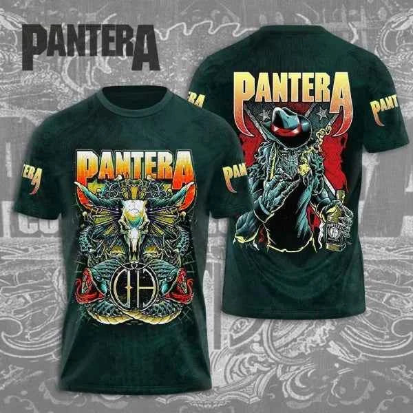 PANTERA! 3D Printed T-shirt for Men and Women