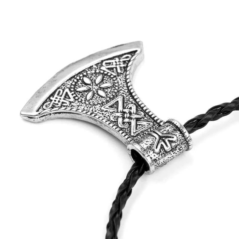 Norse Viking Scandinavian Axe Head Pendant Necklace