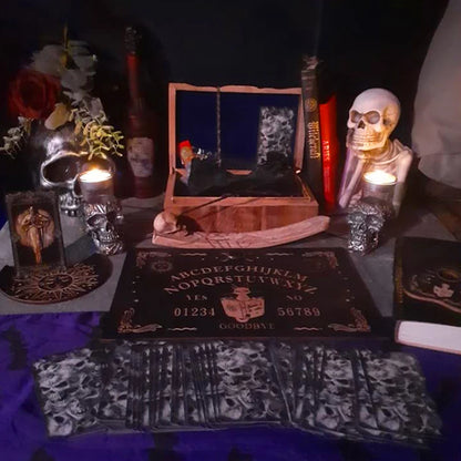 The Aether-Reach Divination Board — Engraved Wooden Pendulum Board
