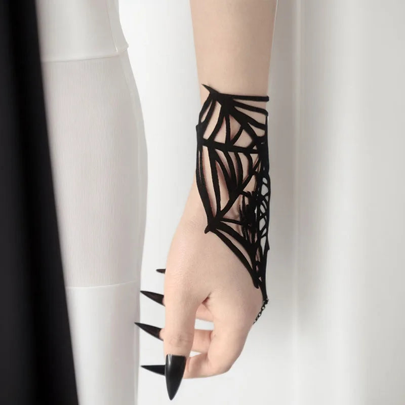 What the Forest Grows — Corrupt Forest Thorn & Web Bracelet