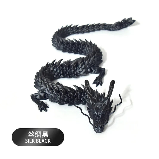 3d-printed Chinese dragon ornaments handicrafts can move the joints