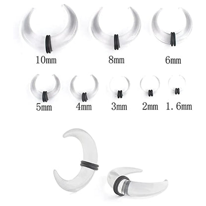 The Crescent Riot — Acrylic Taper Body Jewellery Sets