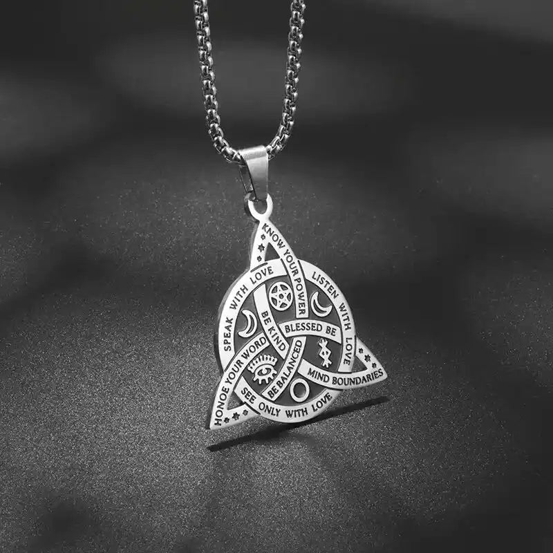 The Moon Knot Collection — Celtic Irish Witch Amulet Necklaces