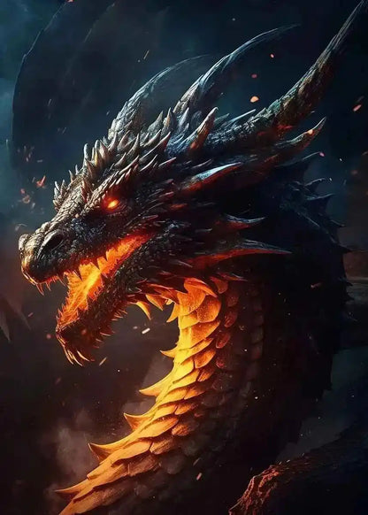 Fantasy Dragon Mythical Animal Posters and Prints - Pedlar's Attic
