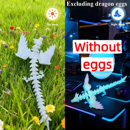 3D Printed Dragon Colorful Gem Dragon Figurines - Pedlar's Attic