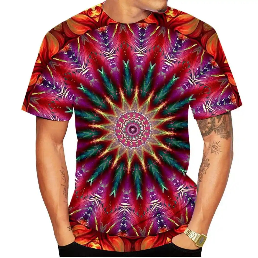 Chelle's Garden – Bohemian Mandala 3D Tee
