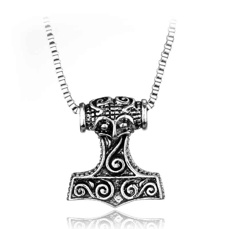Norse Vikings Thor's Hammer Mjolnir Scandinavian Rune Amulet