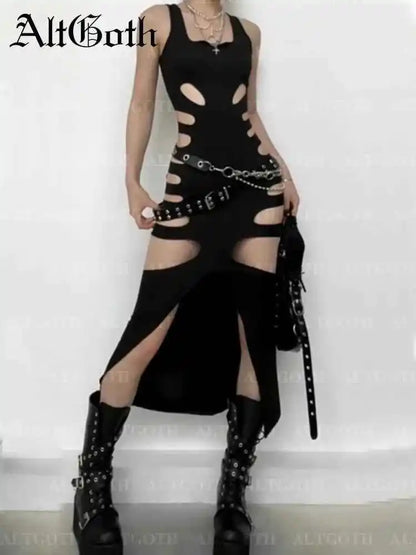 AltGoth Harajuku Gothic Dark Dress - Pedlar's Attic