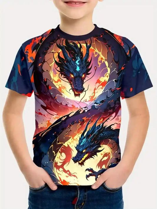 Midnight's Legacy – Kids' Dragon Spirit 3D Tee