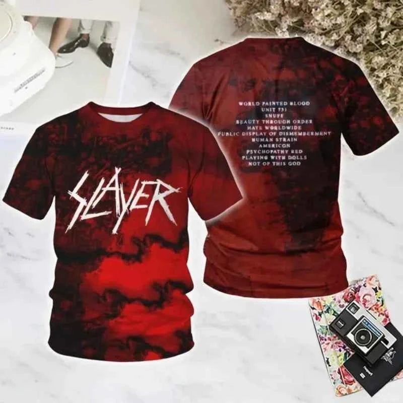 3D T-Shirts -multiple styles! SLAYER! Men's T-shirts