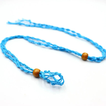 The Rainkeeper — Braided Crystal Catcher Necklace