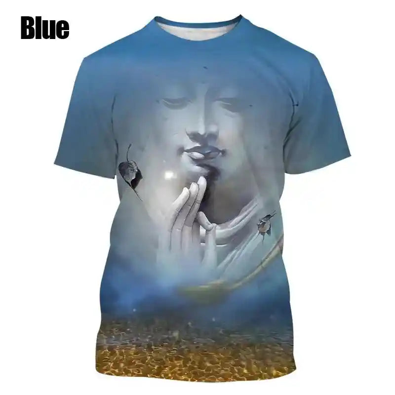 The Enlightened Path – Buddha Shakyamuni 3D Print Tee