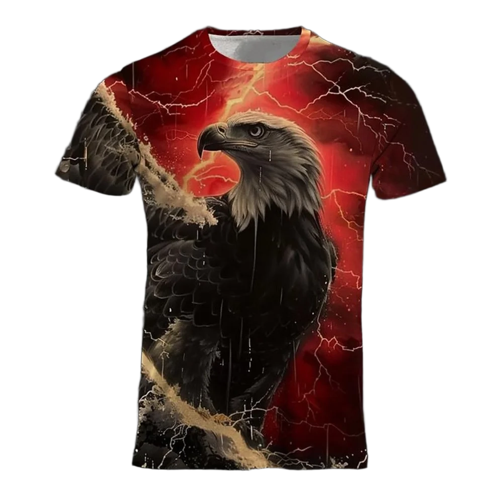 Skies Belong to No One – Eagle 3D Print Tee