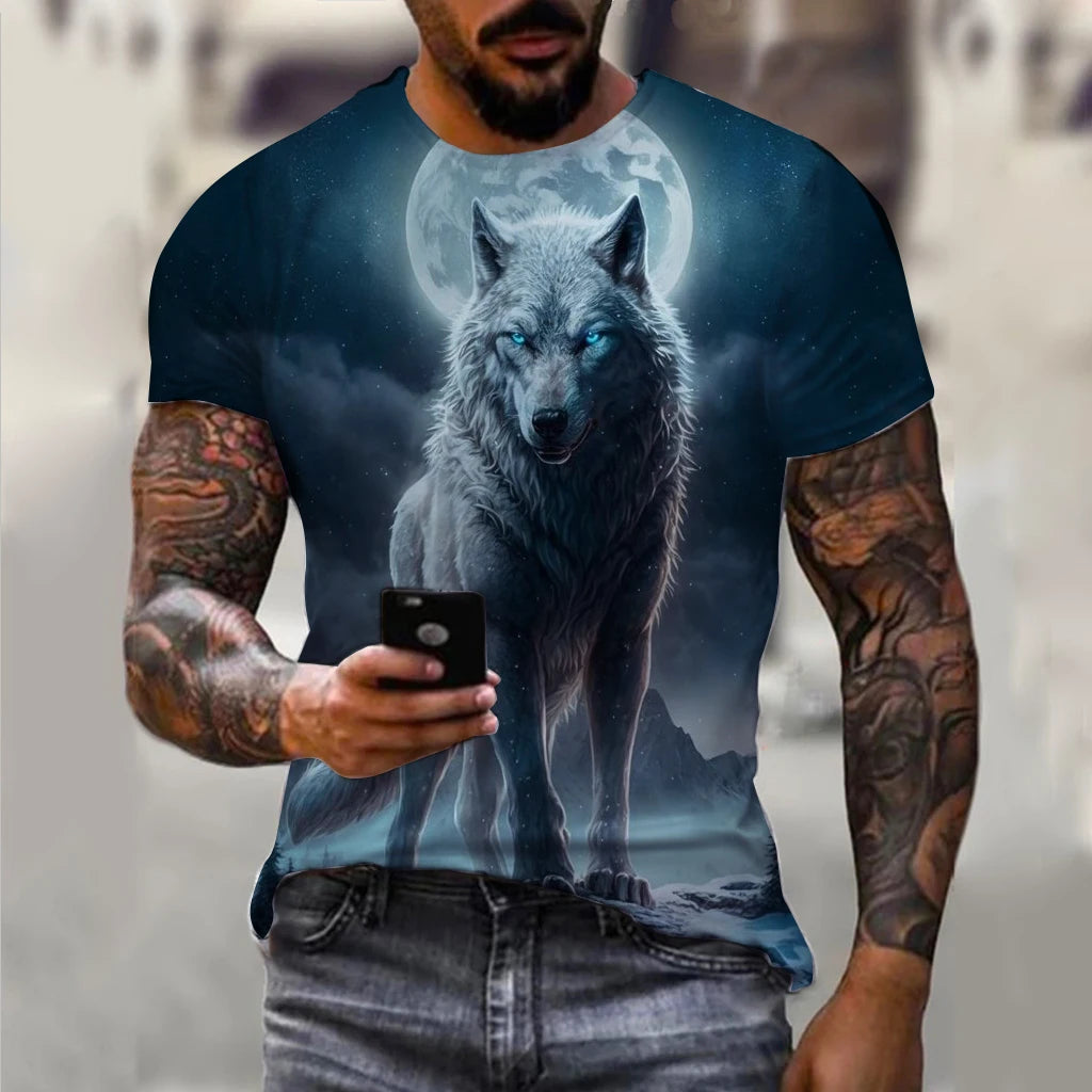 The Wolfsong Portraits — 3D Wolf Graphic Tee