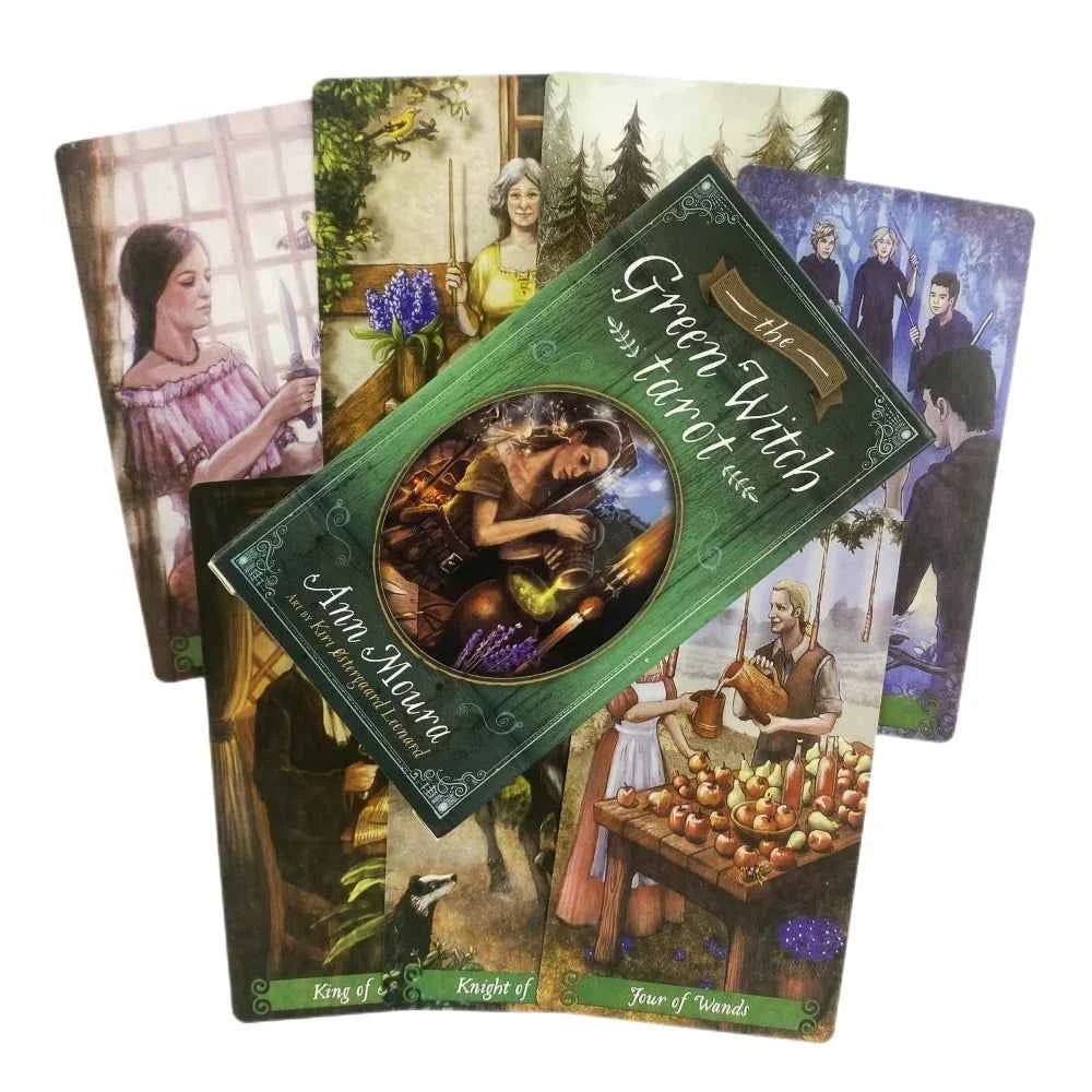 Green Witch Oracle Cards Fortune-telling Tarot Divination Edition Creativity Board Game Deck