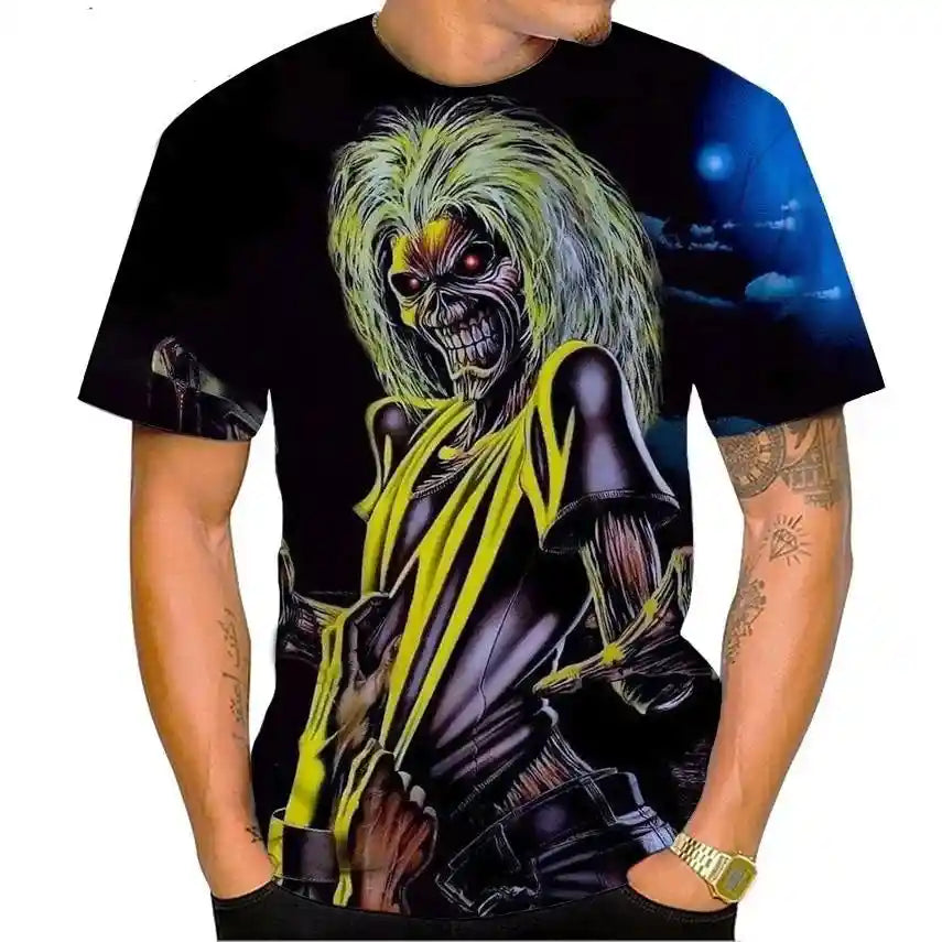 Heavy Metal Fashion Casual Men's Tee - Pedlar's Attic