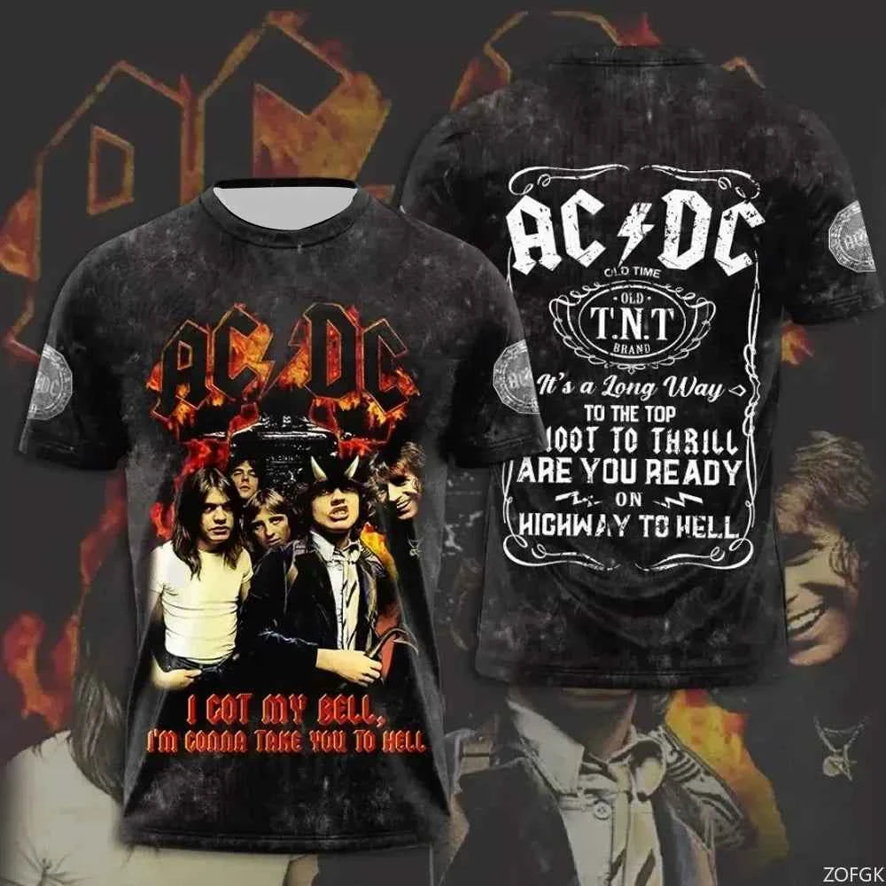 AC DC Men's Rock Band T-shirt HUGE VARIETY