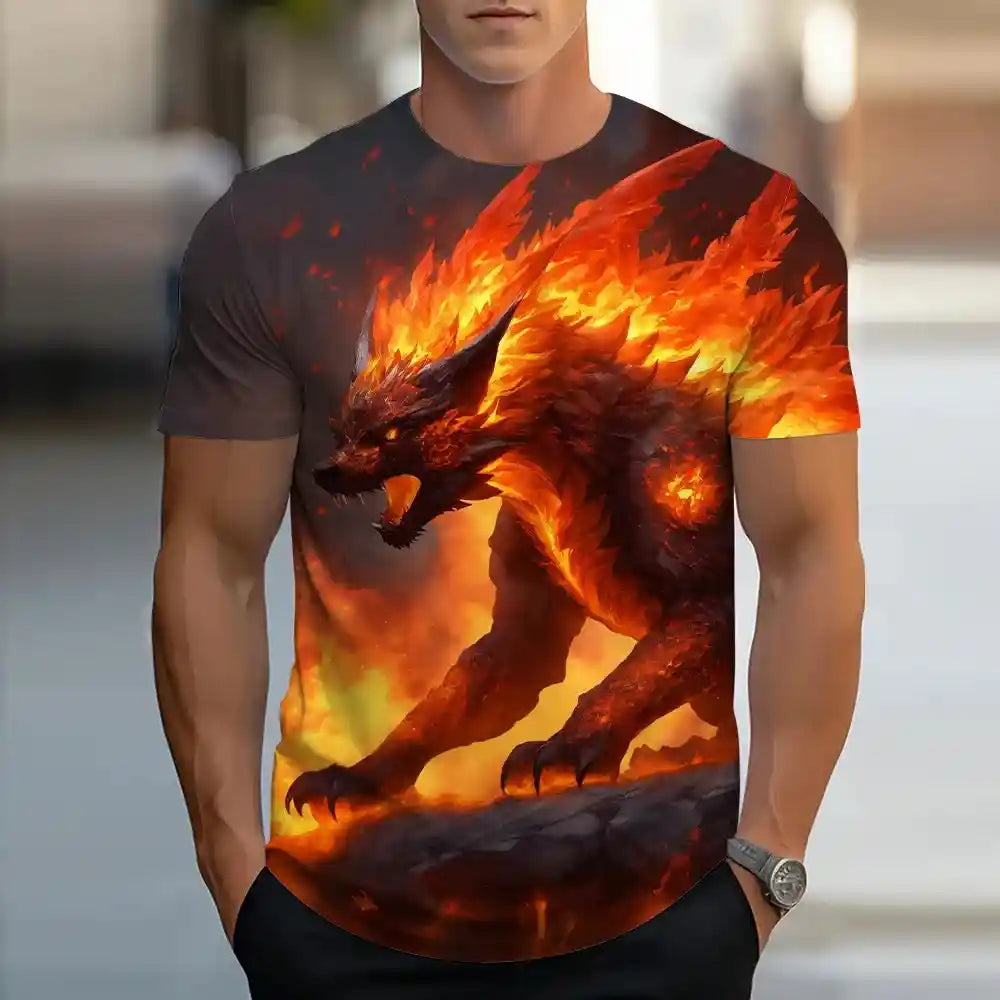 Wild Sovereign – Apex Predator 3D Print Tee