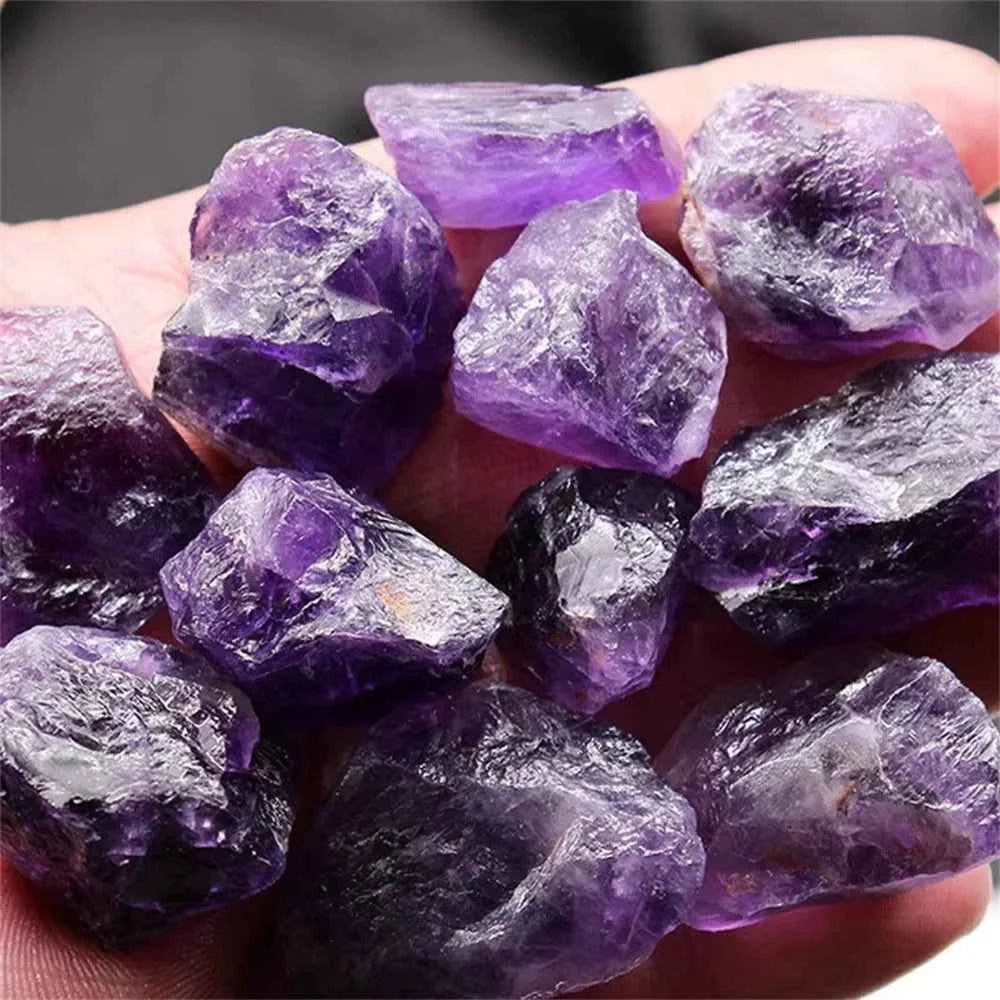 Natural Amethyst Raw Energy  Gemstone