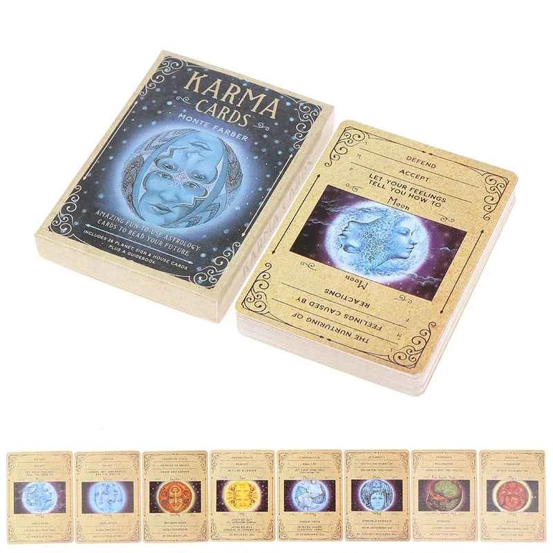 Karma Oracle Tarot Cards Toy  Family Party Leisure Table Game Play Card Fortune Prophecy Telling Divination