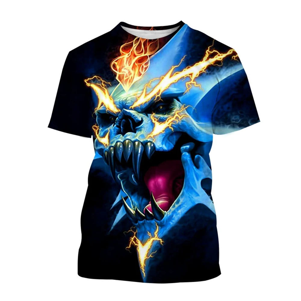 Face Paint — Crazy Clown 3D Graphic Tee