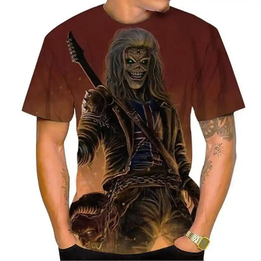 Live Dead – Rock & Metal 3D Print Tee