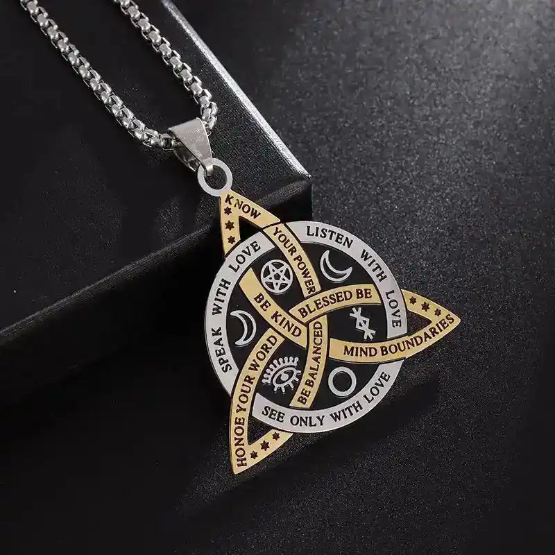 The Moon Knot Collection — Celtic Irish Witch Amulet Necklaces