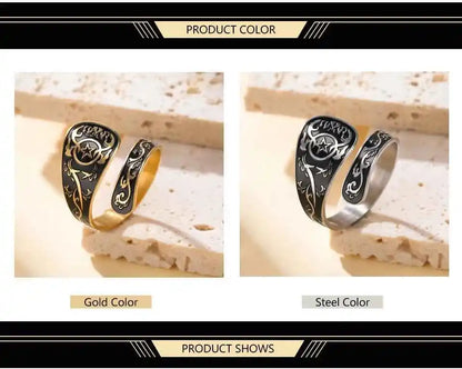 Dawapara Pentagram Ring - Pedlar's Attic