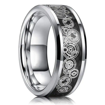 21 Colors 8mm Men's Stainless Steel Celtic Dragon Ring - Pedlar's Attic