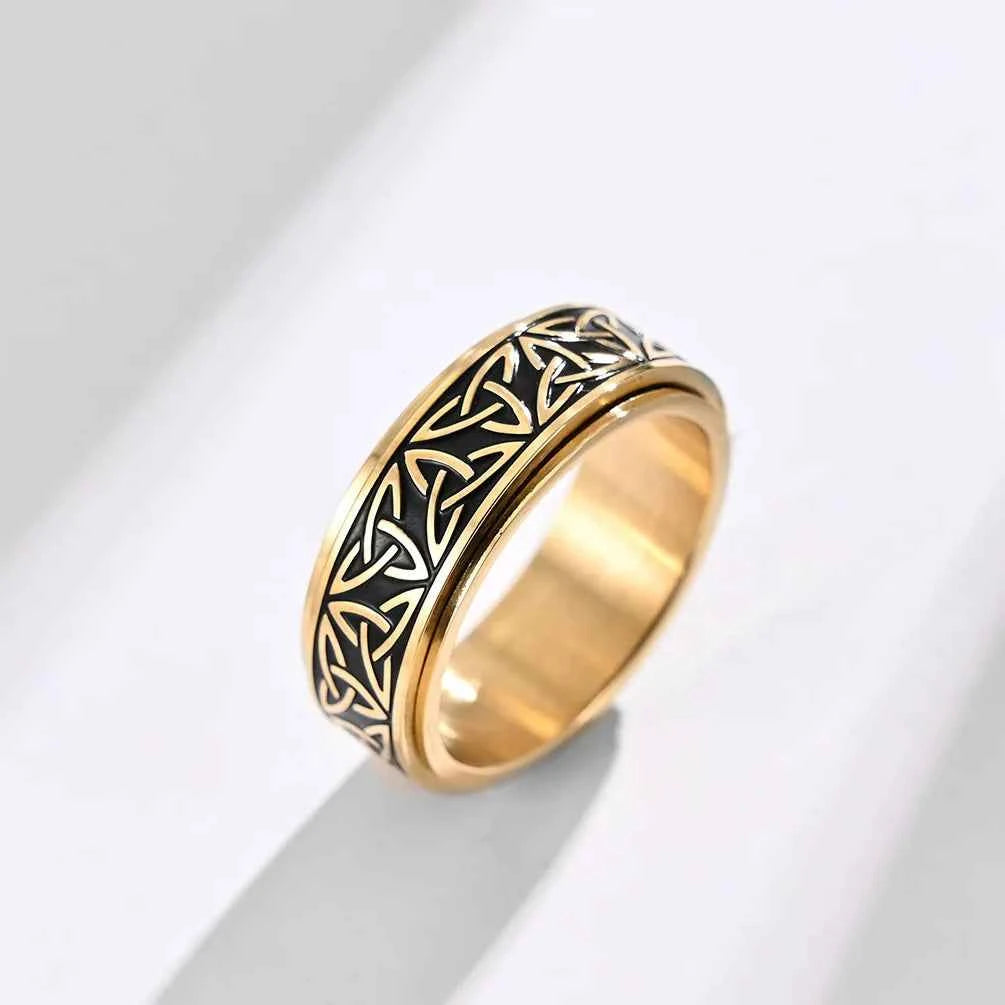 Viking Celtic Knot Rune Rings
