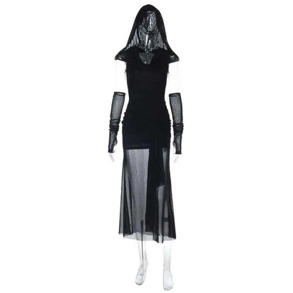 AltGoth Harajuku Dark Goth Dress - Pedlar's Attic