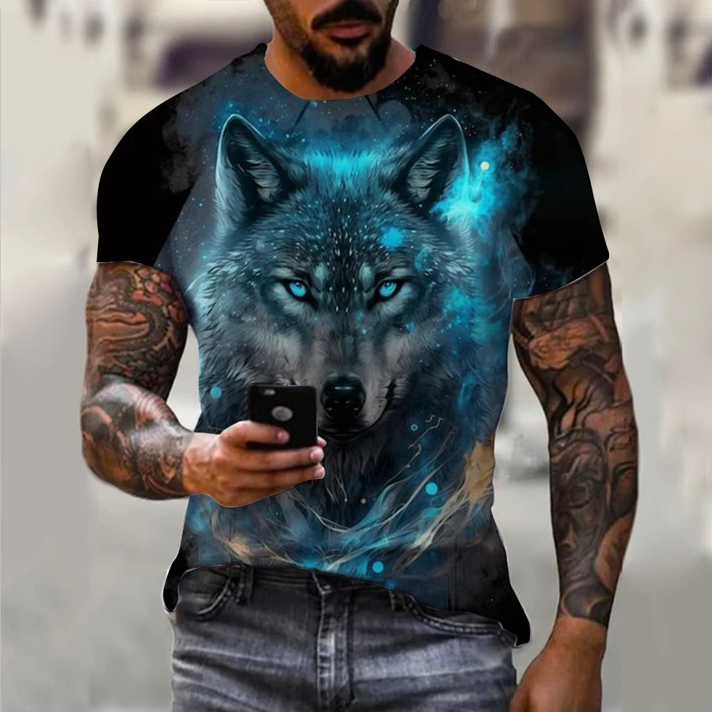 The Wolfsong Portraits — 3D Wolf Graphic Tee