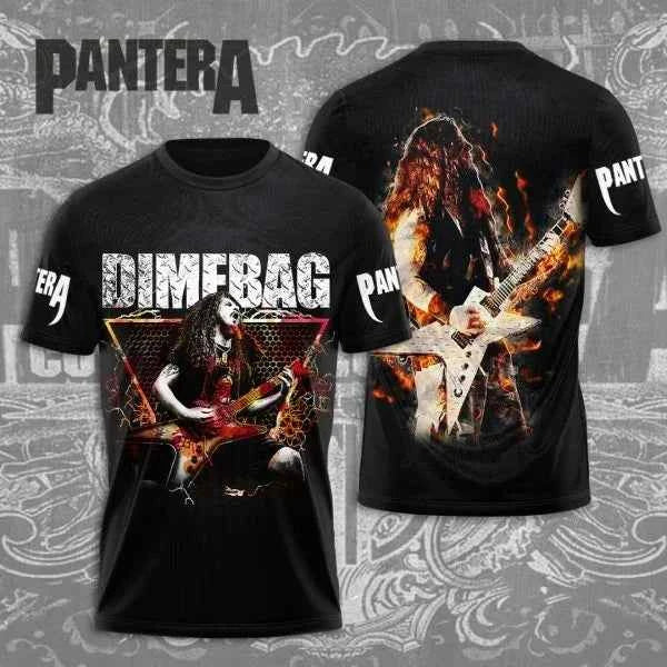 PANTERA! 3D Printed T-shirt for Men and Women