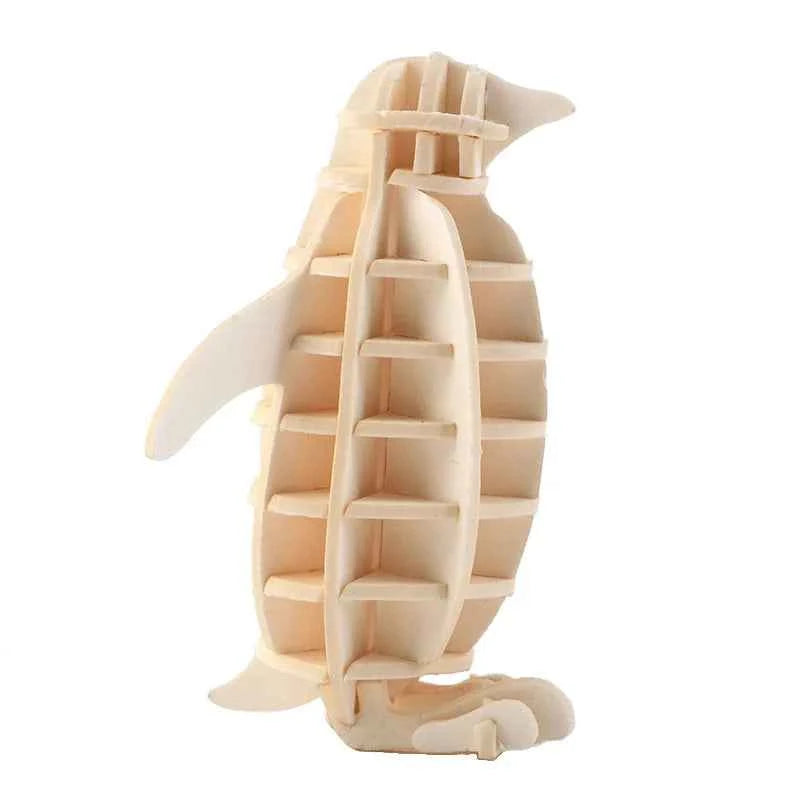 DIY 3D Wooden Puzzle Model Animal Montessori Toys for Children Crafts Dachshund Skeleton Assembly Gift Set for Kids Adults Teens