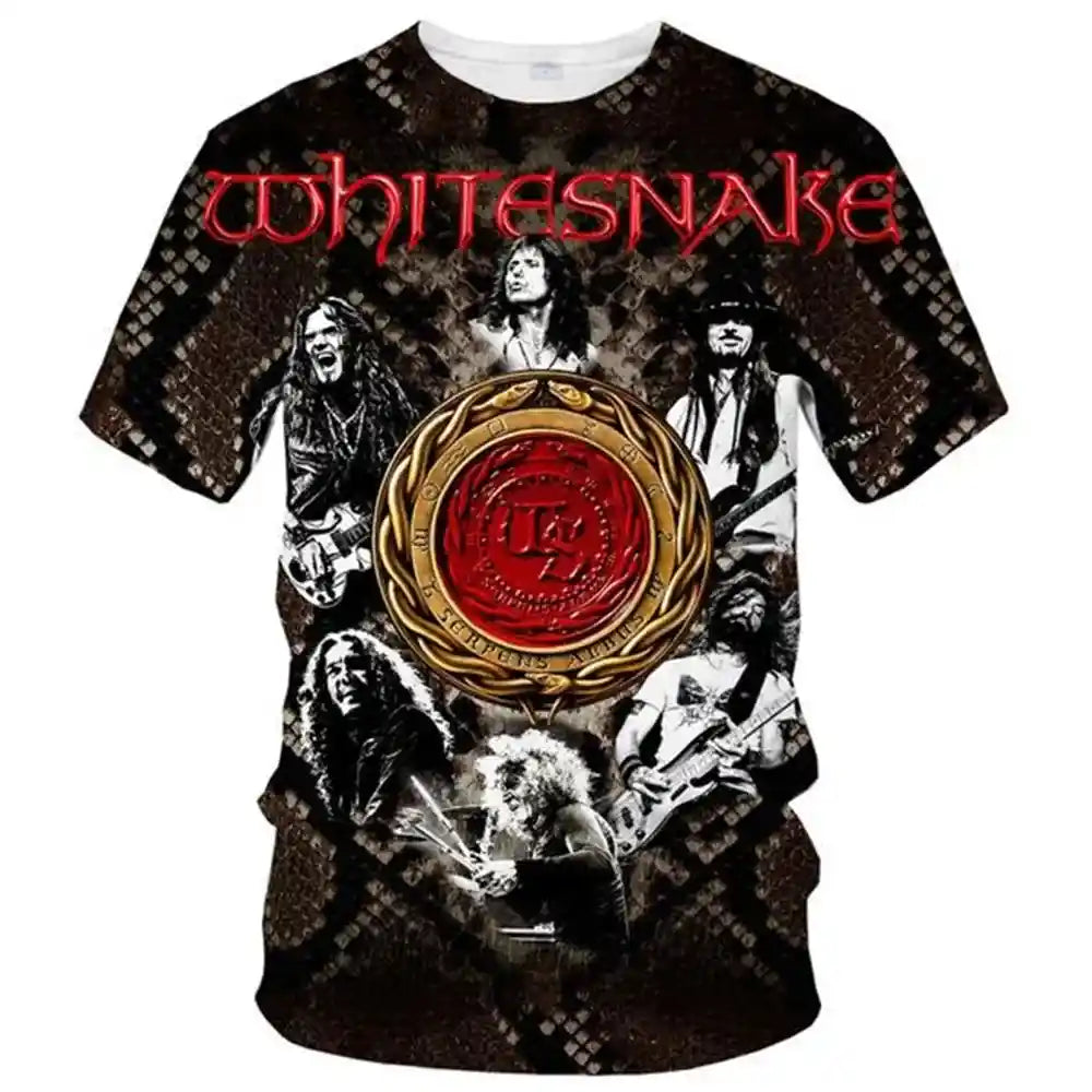 Luna's Whitesnake – The Rock Spirit 3D Tee