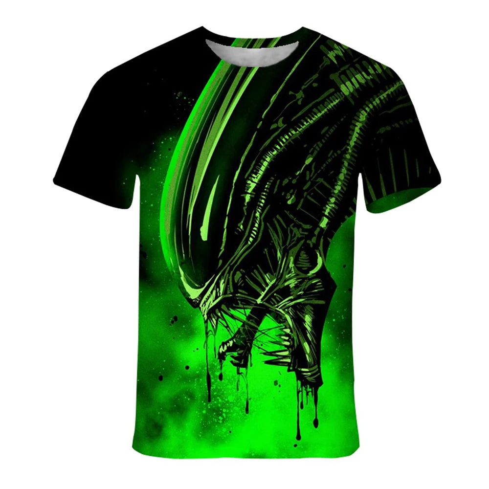 Perfect Organism — Alien Xenomorph 3D Graphic Tee