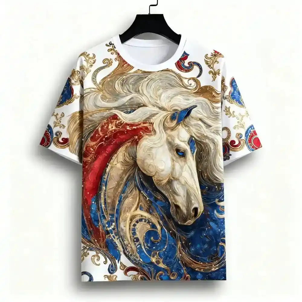 Wild Spirit – Horse 3D Print Unisex Tee