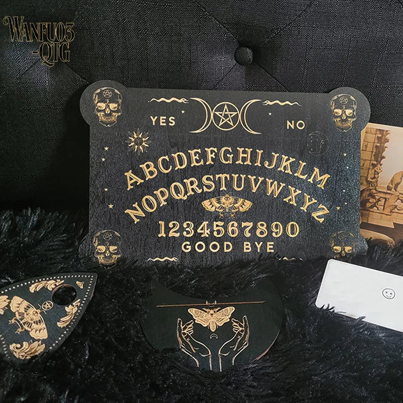 The Aether-Reach Divination Board — Engraved Wooden Pendulum Board