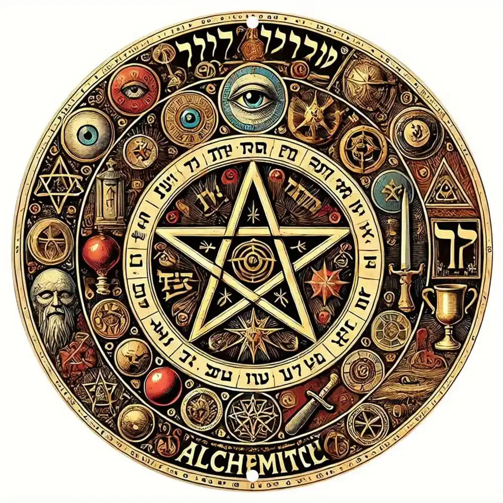 Mystical Golden Star Wall Hanging - Pedlar's Attic