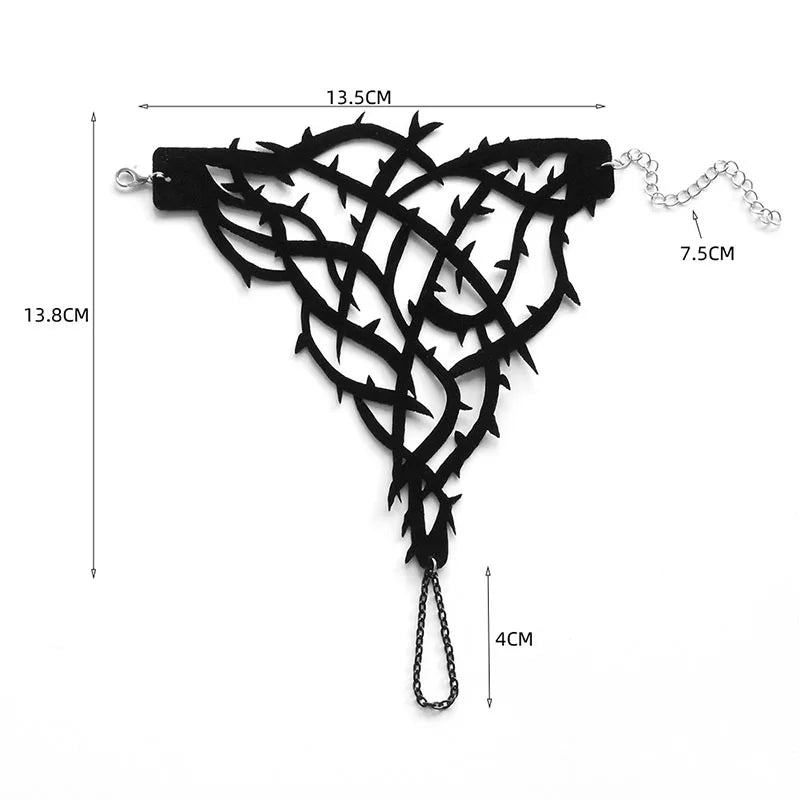 What the Forest Grows — Corrupt Forest Thorn & Web Bracelet